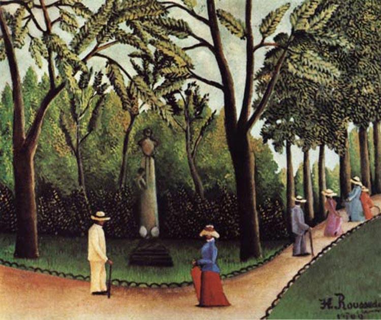 Henri Rousseau View of the Luxembourg,Chopin Monument